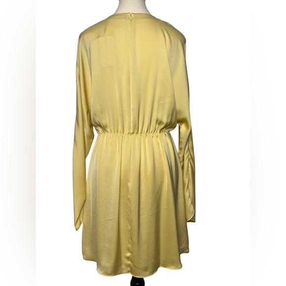 Ramy Brook new with tags women’s size size Tanya V  neck mini dress in daffodil - Picture 8 of 13